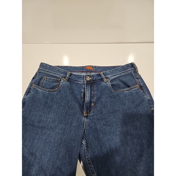 Tommy Bahama Straight Leg Jeans 36X32 Blue Denim Pants Stretch 92% Cotton Soft - Picture 2 of 10